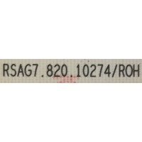 FUENTE DE PODER PARA TV TOSHIBA / NUMERO DE PARTE 299041 / RSAG7.820.10274/ROH / HLL-4070WP / DISPLAY HV750QUB-E7D / MODELO 75M550KU 75M550U